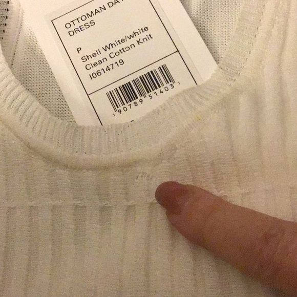 Theory Ottoman Cotton Knit Day Dress NWT Clean Cotton Knit - Picture 4 of 5